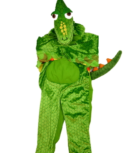 Zelený karnevalový overal drak Tu