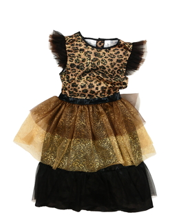 Hnědé karnevalové šaty Tu 