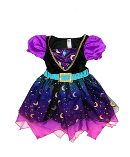 Fialové zdobné karnevalové šaty 