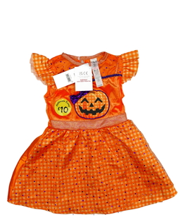 Nové oranžové halloween šaty George