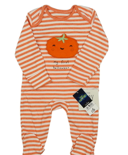 Nový oranžový halloween overal George