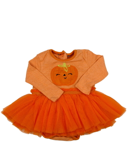 Oranžové halloween šatové body F&F