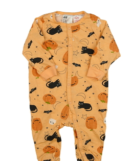Oranžový halloween overal H&M