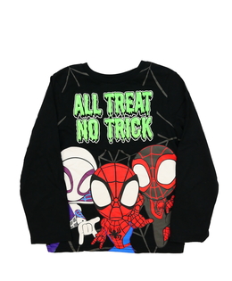 Černé stylové halloween triko Marvel George