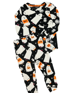 Hebké halloween pyžamo s duchy 