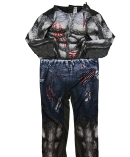 Děsivý halloweenský overal vlkodlak 