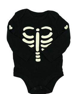 Černé halloweenské body Tu 