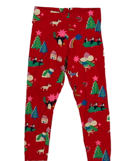 Červené vánoční legíny M&S