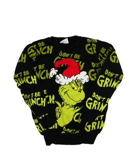 Černý vánoční svetr Grinch George