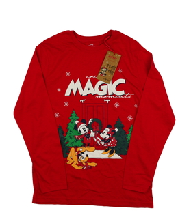 Nové červené vánoční triko Mickey Disney Primark 