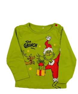 Zelené vánoční triko Grinch Tu