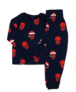 Tmavě modré vánoční pyžamo Marvel M&S