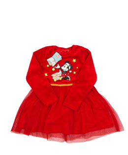Nové červené krásné vánoční šaty Minnie 
