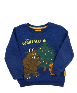 Modrá vánoční mikina Gruffalo Tu 