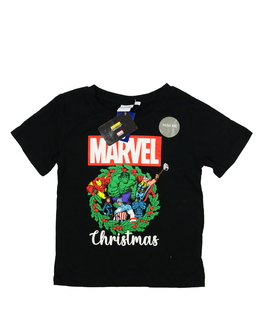 Nové černé vánoční triko Marvel 