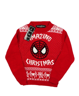 Nový červený vánoční svetr Marvel Spider-man 