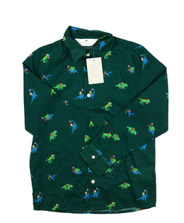 Nová zelená vánoční dinosauří košile H&M