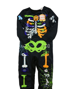 Nový tmavý halloween overal Tu 