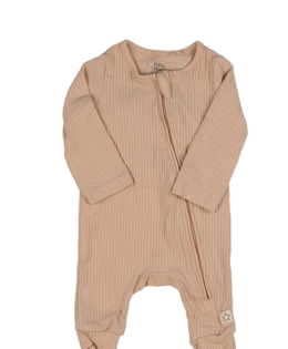 Světle růžový žebrovaný overal F&F