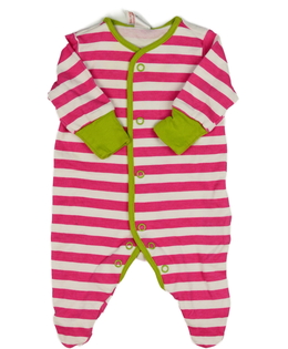 Pruhovaný růžovo-bílý overal Next