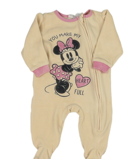 Hnědý teplejší overal Minnie Disney 