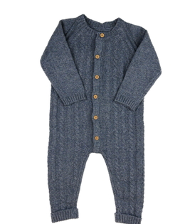 Modrý svetrový overal George