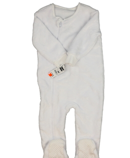 Nový bílý teplý overal s hvězdami 