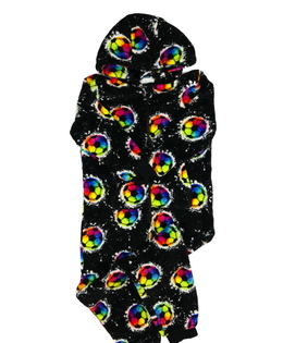 Černý volnočasový overal s míči Next