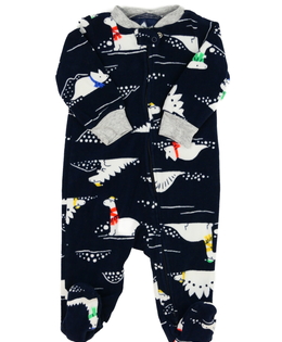 Tmavě modrý overal s dinosaury Carter´s 