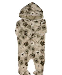 Nový teplý overal s medvědem 