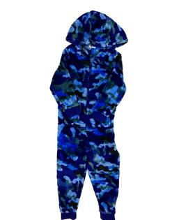 Modrý maskáčový overal 