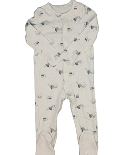 Bílý overal s ptáky George