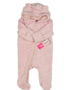 Nový růžový teplejší overal 