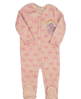 Růžový chlupatý teplý overal Nutmeg