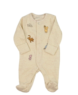 Krémový teplejší overal Medvídek Pú Tu 