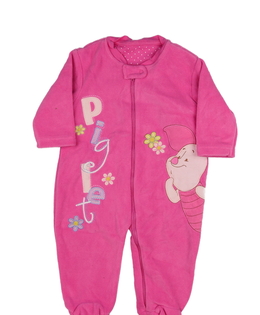 Růžový teplejší overal Medvídek Pú Disney George