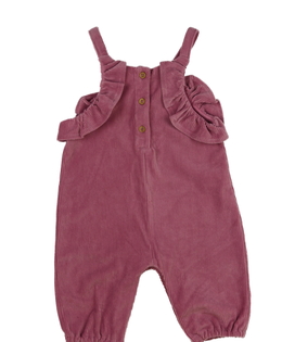 Růžový overal s volánky Tu