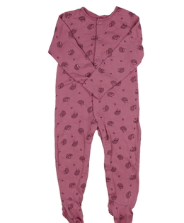 Tmavě růžový overal s ježky Tu 
