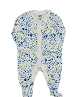 Bílý květinový overal s volánky F&F