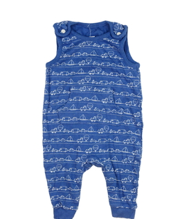 Modrý overal s auty 