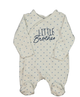 Bílý overal s modrými hvězdami Tu 