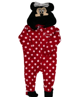 Červený teplejší overal Minnie Disney 