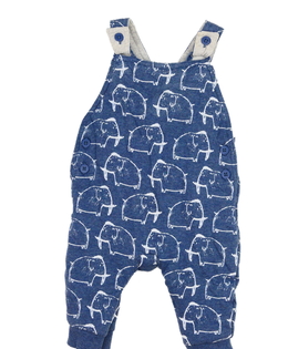 Modrý teplejší overal se slony George