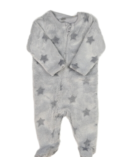 Šedý chlupatý overal s hvězdami F&F