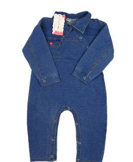 Nový modrý riflový overal 