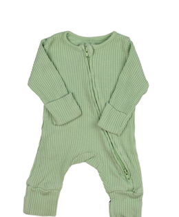 Zelený žebrovaný overal Primark 