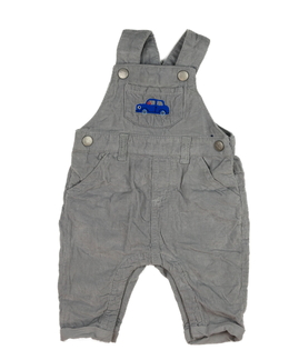 Šedý manšestrový overal s autem Bluezoo
