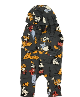 Šedý overal s kapucí Mickey George