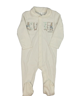 Krémový overal Králíček Petr protiskluzový