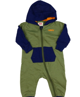 Zeleno-modrý overal s kapucí Levi´s 